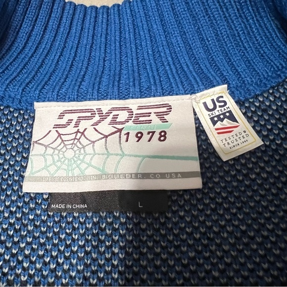 SPYDER Arc 1/4 Zip Pullover Sweater - Picture 8 of 10